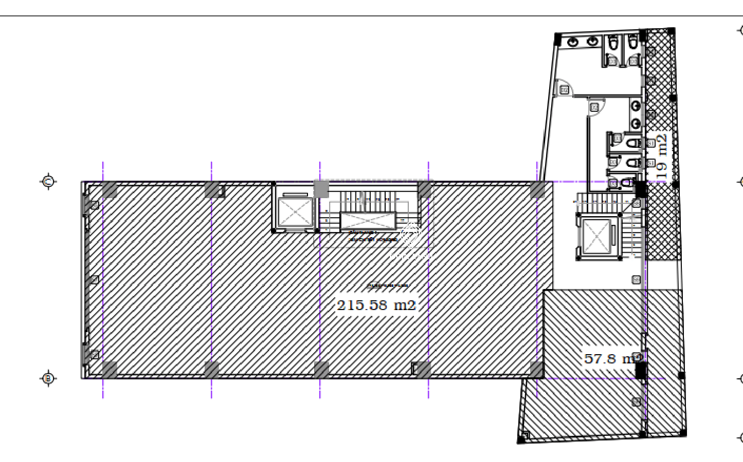 Bản thiết kế thi công xây dựng Cao ốc văn phòng 84A/42 Trần Hữu Trang, P.10, quận Phú Nhuận 